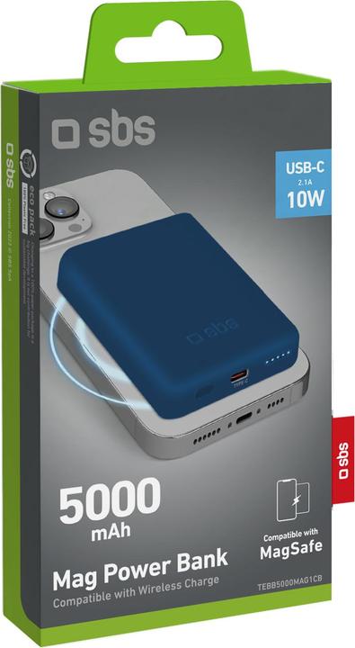 Actual product image SBS 5000 mAh wireless magnetic Power Bank (5000 mAh)
