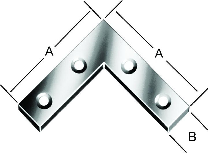 Produktbild Pferd Werkzeuge Vormann Möbel-Flachwinkel 60X10 verz.