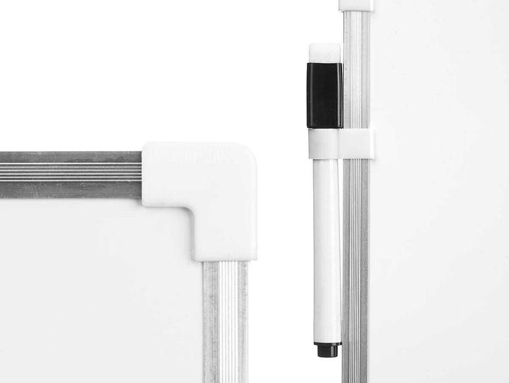 Immagine prodotto Pincello Magnetisches Whiteboard mit Marker Weiss Aluminium 25 x 35 cm (12 Stück) (25 x 35 cm)