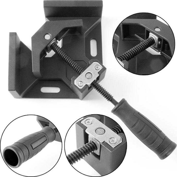 Produktbild Stahlwerk Winkelklemme WK 95 ST Winkelspanner Alu für Metall, Holz, Kunststoff (68 mm)