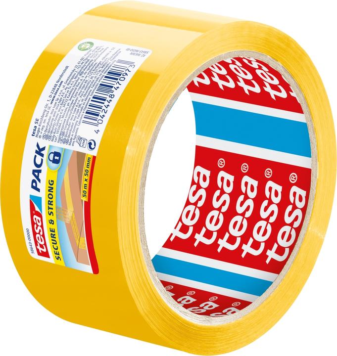 Actual product image tesa tesapack packing tape SECURE & STRONG with sealing effect (50 mm)