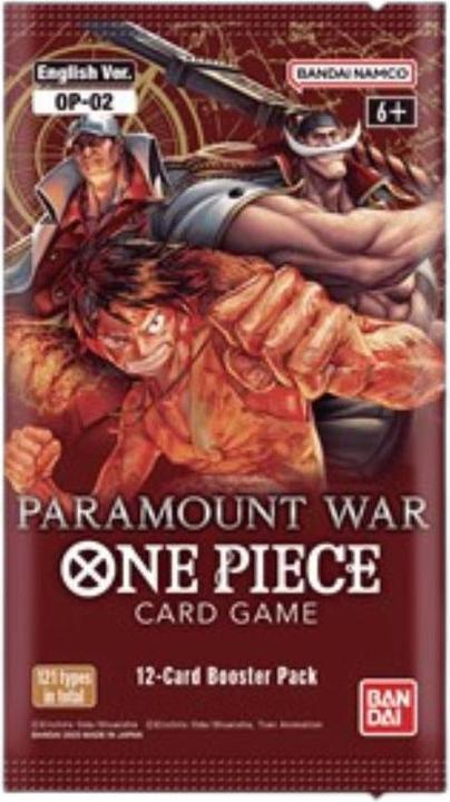 Image du produit One Piece Paramount War OP-02 Booster Box Display - Card Game - EN (Anglais, Affichage du booster)