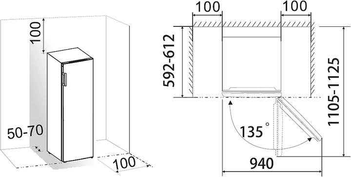 Produktbild Gorenje F4142PW (Freistehend, 165 l)