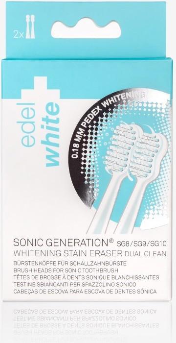 Actual product image Edel + White Sonic Generation 8 WINNER replacement brush heads: Whitening (2 x)