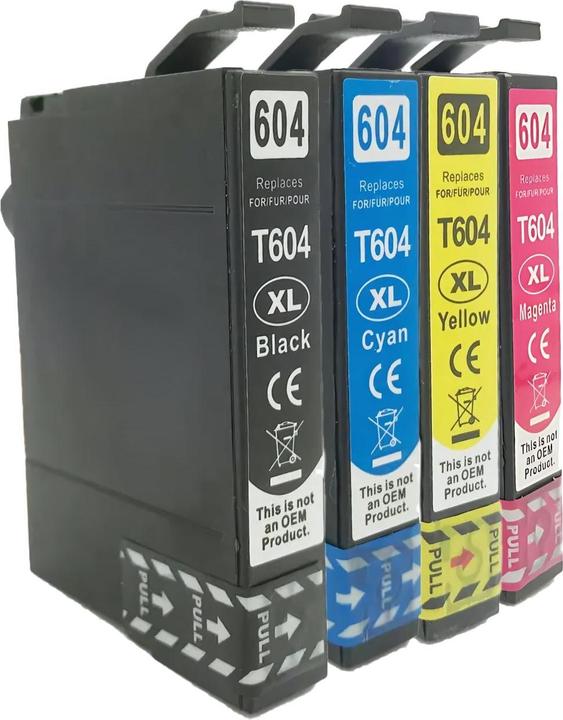 Actual product image Hermex Compatible ink cartridge XL for Epson WorkForce WF-2950DWF (M, FC, Y, C)