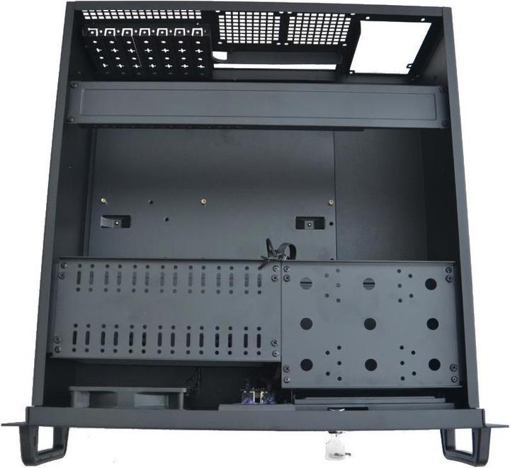 Image du produit Gembird Châssis de serveur rackable 19 pouces 450mm noir (ATX)