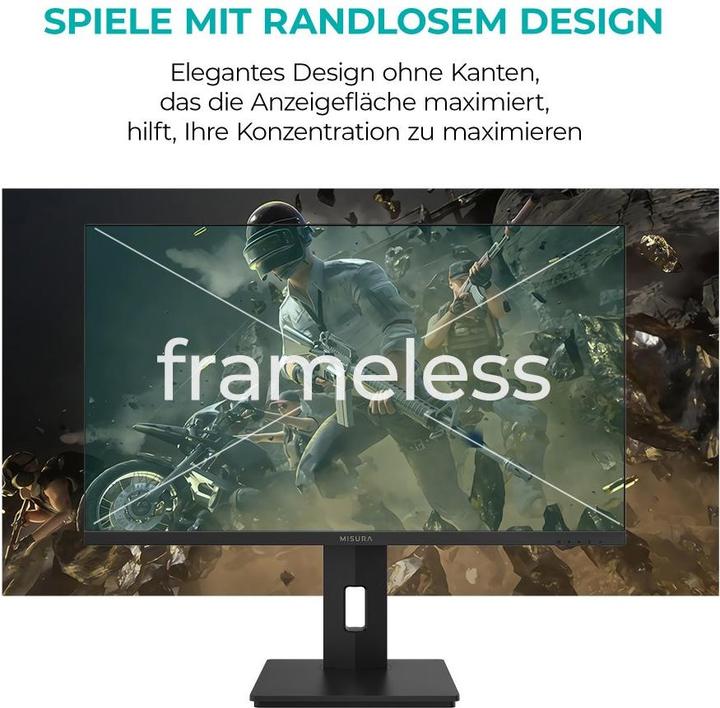 Immagine prodotto Misura Monitor da ufficio 24" - 75 Hz (1920 x 1080 pixel, 24")