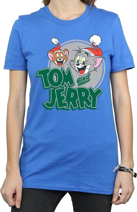 Immagine prodotto Tom & Jerry Christmas Greetings Maglietta Ampia Donna (M)