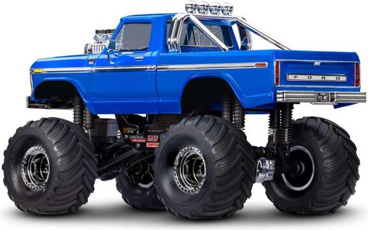 Traxxas TRX-4MT FORD F150 4X4 BLAU 1/18 MONSTER-TRUCK RTR BRUSHED, MIT AKKU UND USB LADEGERÄT (RTR Ready-to-Run)