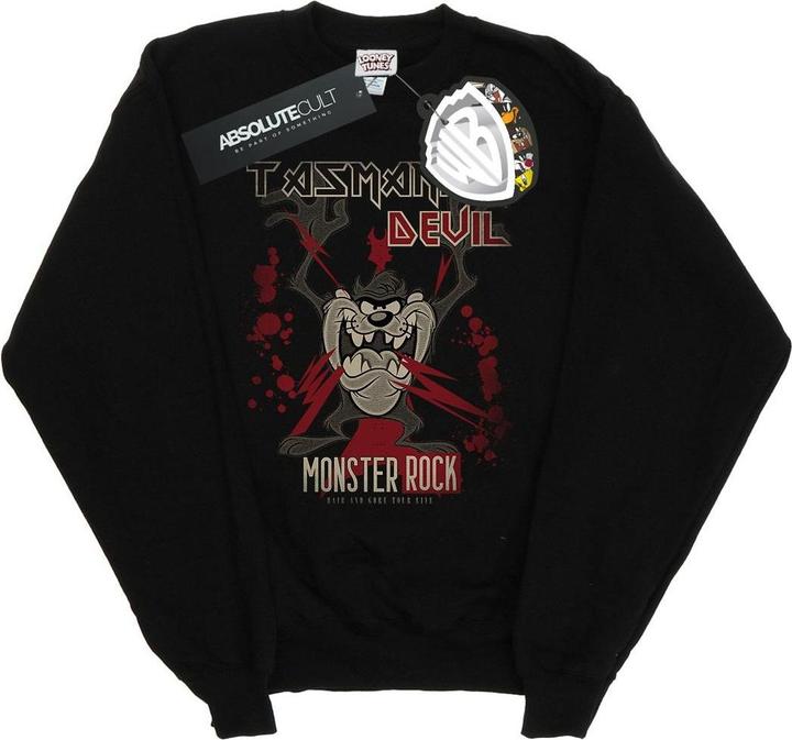 Looney Tunes Tasmanian Devil Monster Rock Sweatshirt