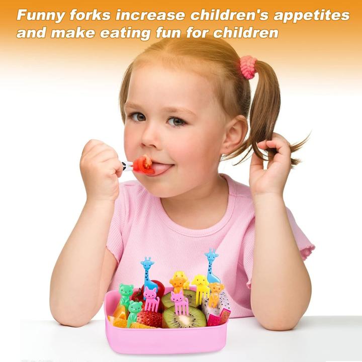 Actual product image Cbx Mini Fruit Forks 30 Piece Animals (30 x)