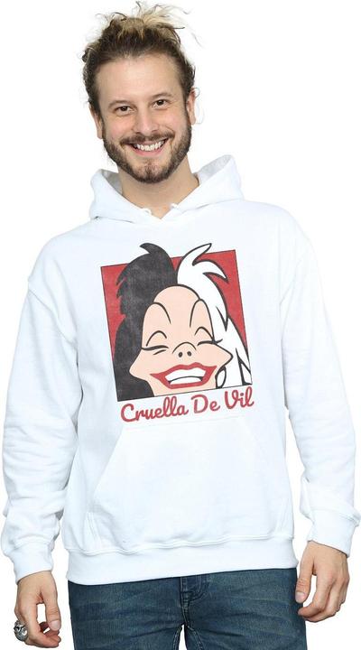Produktbild Disney Cruella De Vil Cropped Head Kapuzenpullover (M)