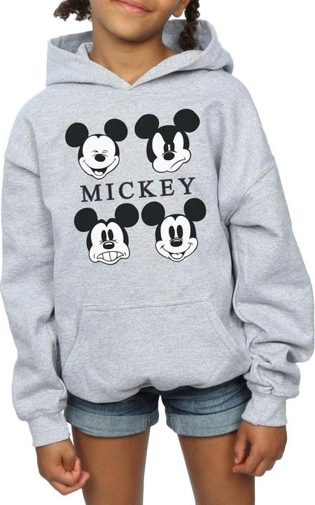 Immagine prodotto Disney Mickey Mouse Four Heads Felpa con Cappuccio Ragazze (116)