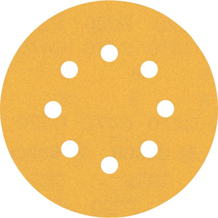 Actual product image Bosch Professional Zubehör Expert C470 Sandpaper with 8 holes for random orbital sander, 125 mm, G 220, 50 pcs. (220)