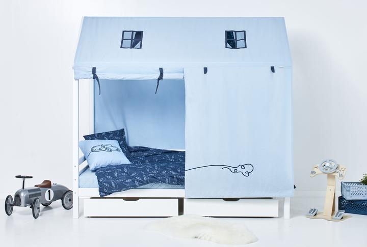 Actual product image Hoppekids House bedspread CARS for house beds 90x200cm
