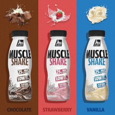 Immagine prodotto All Stars Frullato muscolare (330 ml) (Chocolate, 1 pz., 350 g)
