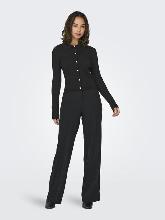 Actual product image Only Regular fit Polo collar Knitted polo shirt Cardigan (L)