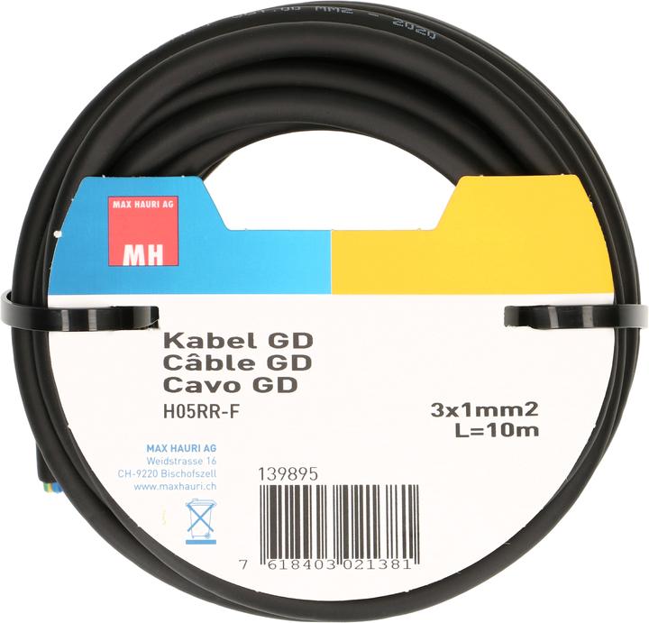 Image du produit Max Hauri Câble GD H05RR-F (10 m)