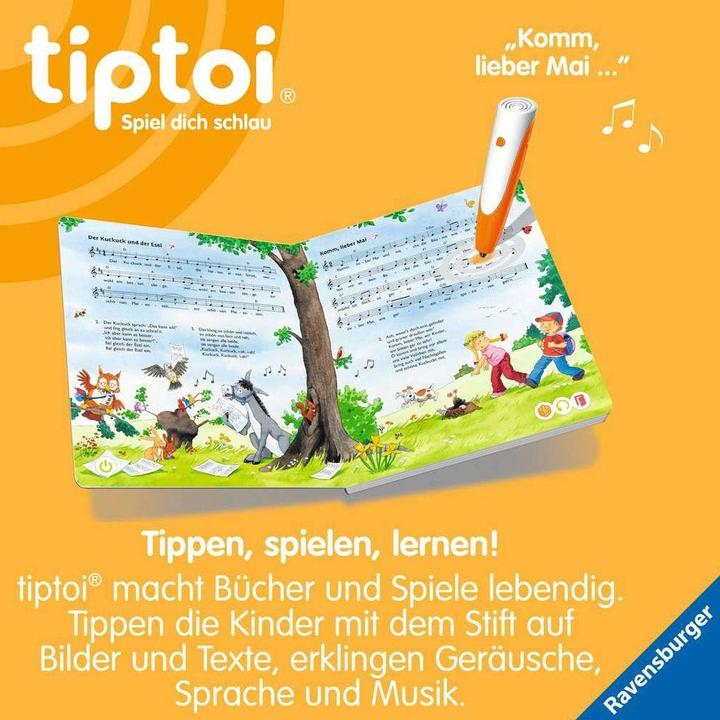 Actual product image tiptoi M. schönsten Kinderlieder-H22 (German, Kerstin M. Guilt, Cee Neudert, 2022)