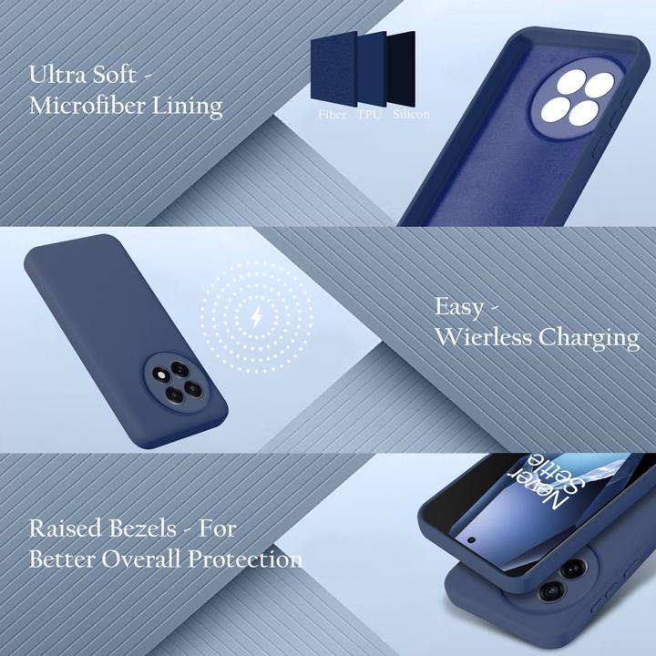 Actual product image Cadorabo Case for OnePlus 13R TPU Liquid Silicone Cover (OnePlus 13R)