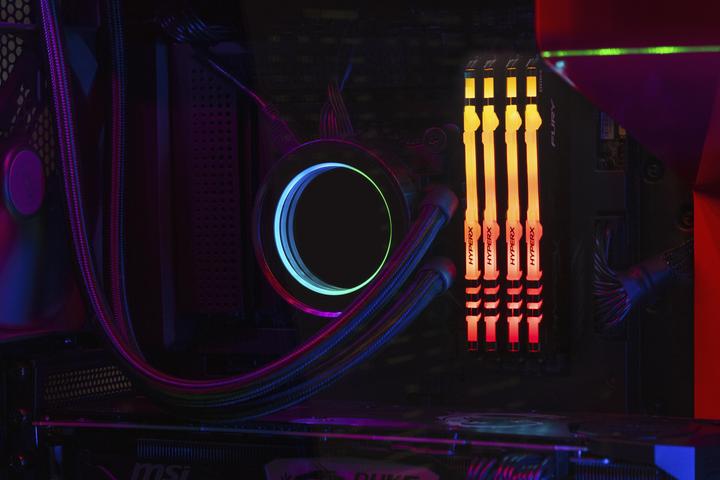 Image du produit HyperX Fury RGB (4 x 8GB, 3200 MHz, RAM DDR4, DIMM)