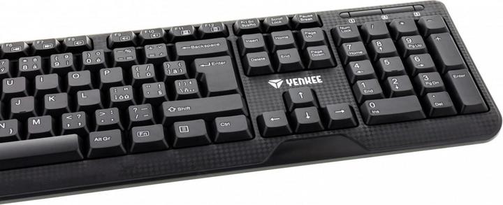 Produktbild Yenkee 1002CS keyboard with cable Black CZ + SK (YKB 1002CS) (DE, Kabelgebunden)