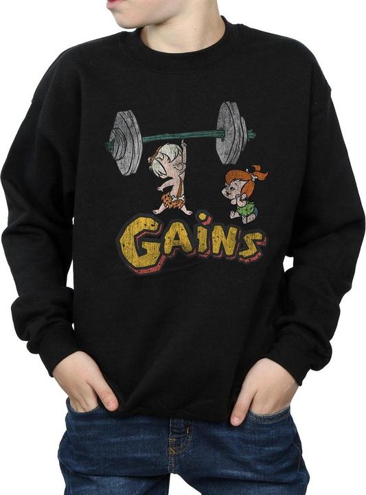 Produktbild The Flintstones Bam Bam Gains Distressed Sweatshirt Jungen (116)