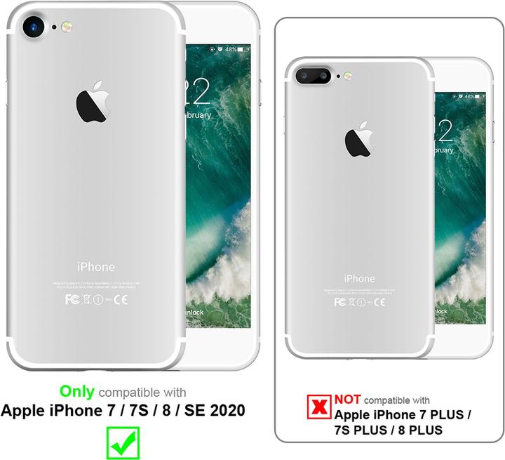 Produktbild Cadorabo TPU Liquid Ring Silicone Case Hülle (Apple iPhone 7, Apple iPhone SE (2nd Gen))