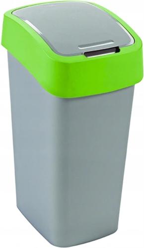 Produktbild Curver Pacific Flip Bin Mülleimer offen 25L Grün (CUR000246) (25 l)