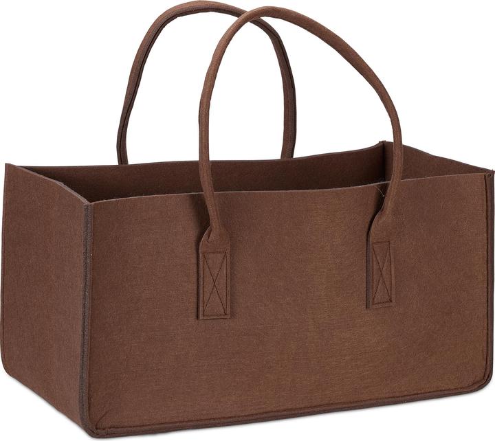 Immagine prodotto Relaxdays Borsa portalegna per camino (25 x 50 x 25 cm)
