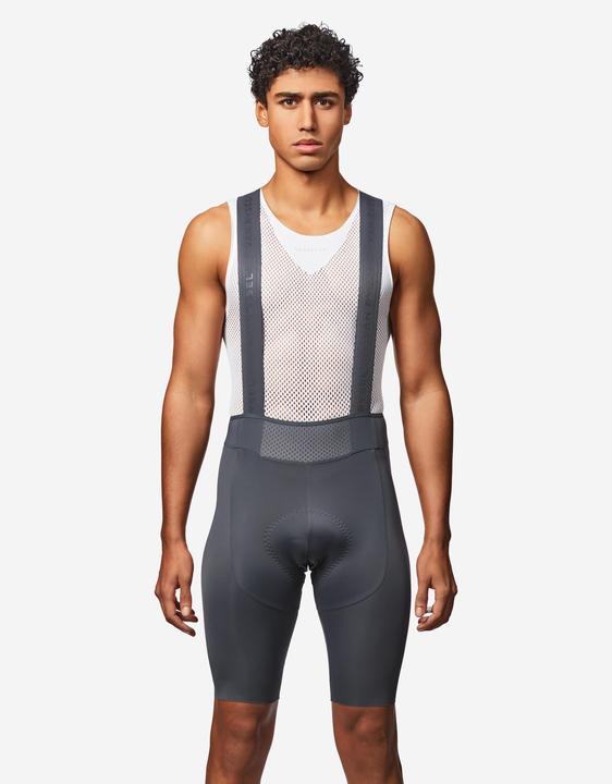 Actual product image Van rysel Rennrad Radhose mit Trägern Sommer kurz Herren RCR 4 grau (XXL)