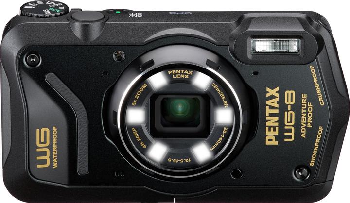 Image du produit Pentax WG-8 noir (28 - 140 mm, 20 Mpx, 1/2,3'')