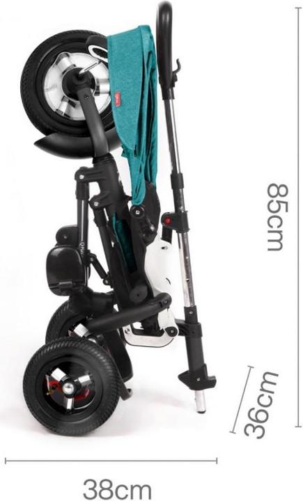 Actual product image Qplay Rito Air Tricycle Green