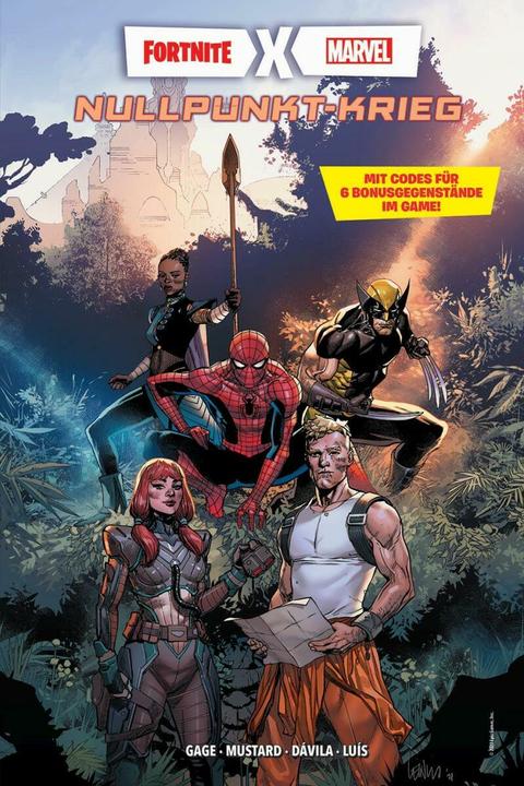 Produktbild Panini Fortnite x Marvel: Nullpunkt-Krieg (Deutsch, Jose Luis, Donald Mustard, Sergio Davila, Christos Gage, 2022)