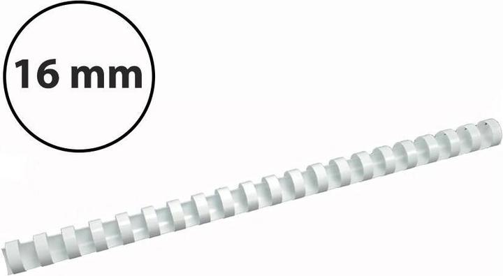 Immagine prodotto GBC Spirale per rilegatura in plastica 16 mm, bianca (100 pz.)