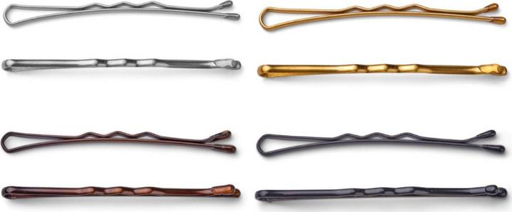 Actual product image Trisa Hairclips wavy 50mm brown 250pcs (250 pcs.)