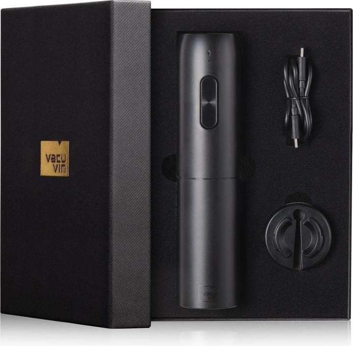 Image du produit Vacu Vin Vacuvin Korkenzieher Elektrischer Weinöffner Schwarz (Tire-bouchon électrique)