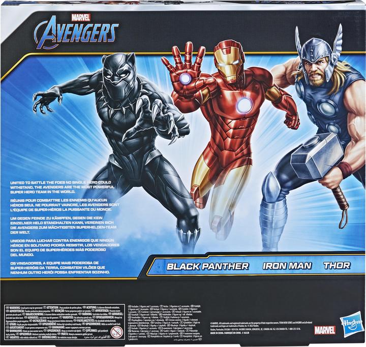 Actual product image Hasbro Black Panther Iron Man Thor