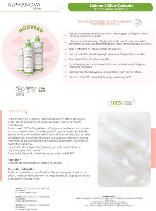 Image du produit Alphanova Liniment bio