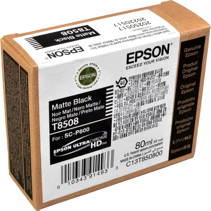 Immagine prodotto Epson T8508 UltraChrome HD (MBK)