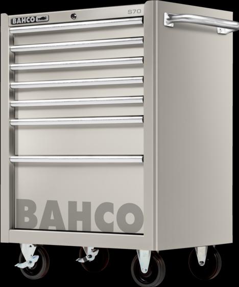 Produktbild Bahco Edelstahlwerkstattwagen mit sieben Schubladen, 26", 958 mm × 501 mm × 677 mm (7 x)