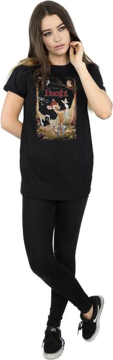 Immagine prodotto T-shirt boyfriend en coton à l'effigie de l'affiche Femmes/Ladies (S)