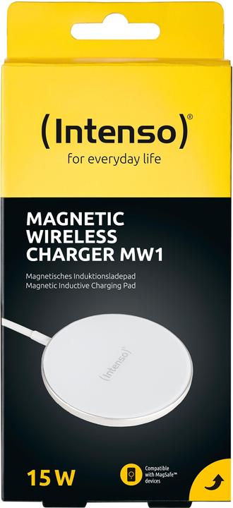 Actual product image Intenso Magnetic Wireless Charger MW1 white (15 W)