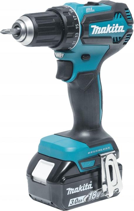 Actual product image Makita Screwdriver-drill DDF485RF3J 18V 50Nm 3x3,0Ah MAKPAC (Rechargeable battery operated)