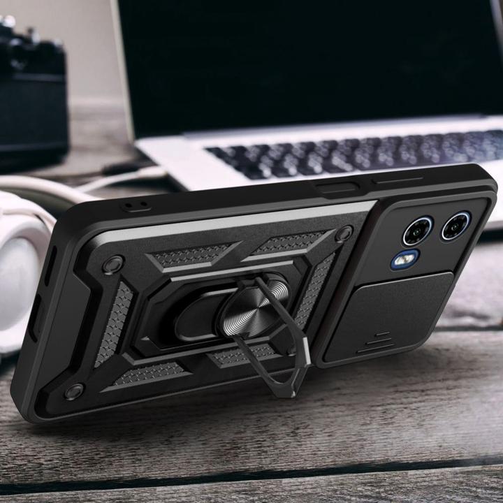 Image du produit Tech-Protect CamShield Pro Case pour Motorola Moto G24 / G24 Power / G04 - Noir (Motorola Moto G04, Motorola Moto G24, Motorola Moto G24 Power)