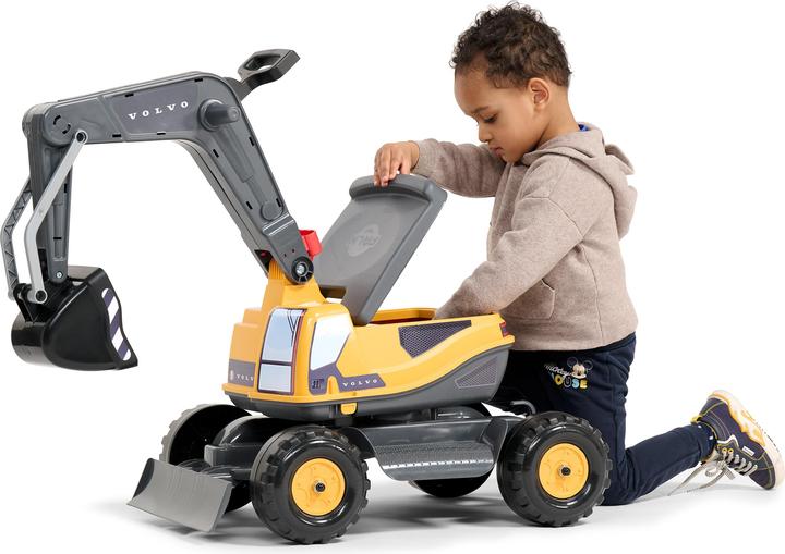 Actual product image Falk Toys Volvo Bagger mit Klappsitz