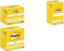 Image du produit Post-it Papillons adhésifs Standard 655 jaune 12 blocs (127 x 76 mm)