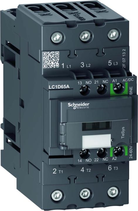 Schneider Electric Contattore 65A 3P AC3 24-60VACDC bobina
