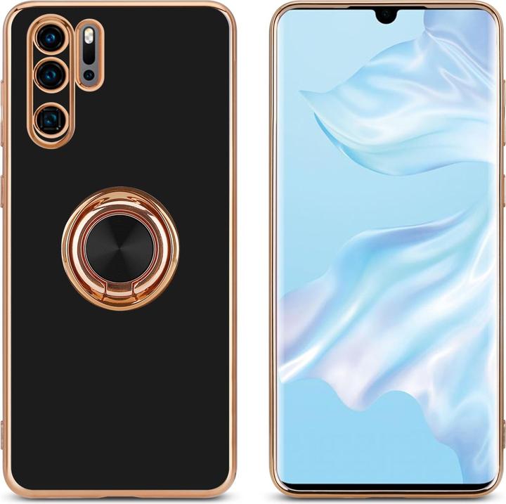 Image du produit Cadorabo Housse pour Huawei P30 PRO en TPU avec protection pour appareil photo et anneau LM089 Style (Huawei P30 Pro)