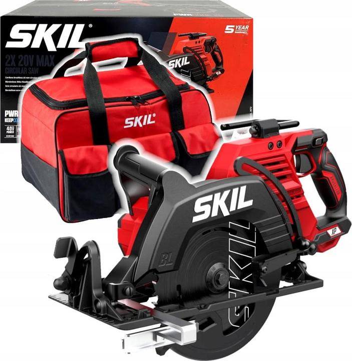 Skil 2x20V 3572 FA 184mm Akku-Kreissäge (Ohne Akku Tasche)